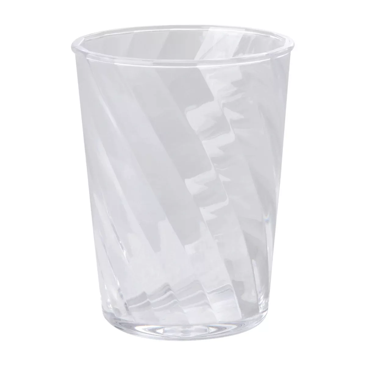 Rice Twisted Swirl Wasserglas akryl 34cl Clear günstig online kaufen
