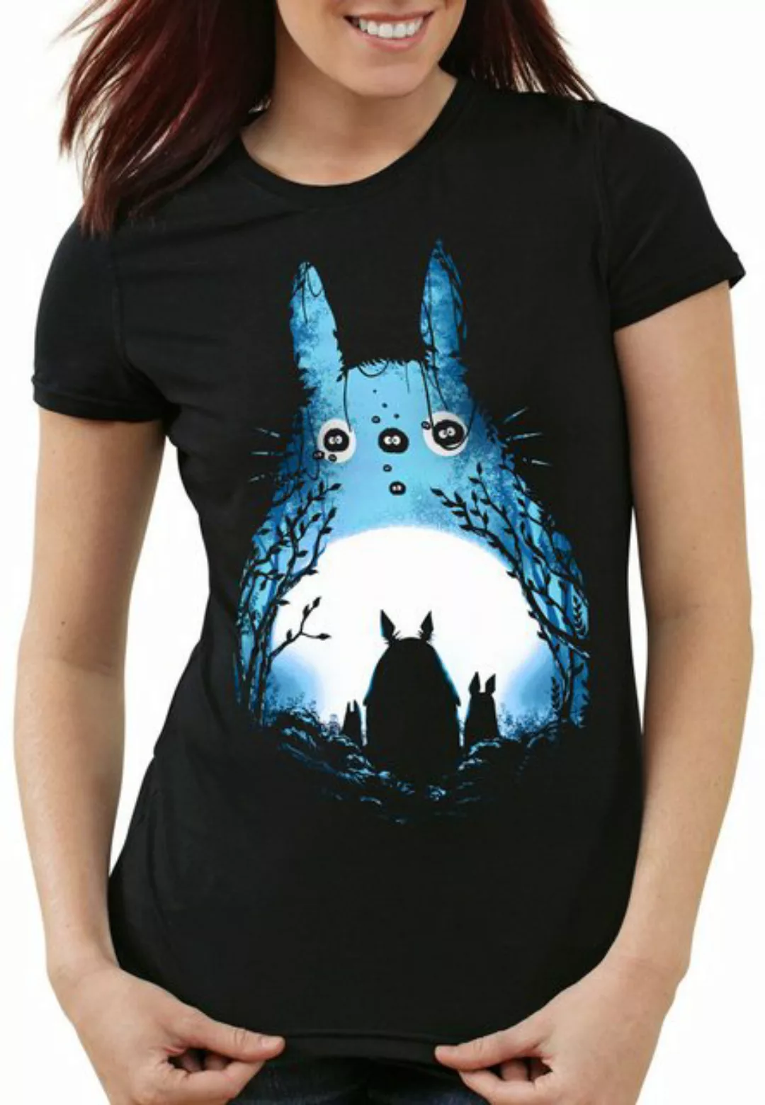 style3 T-Shirt Russmännchen Vollmond anime ghibli mein nachbar tonari totor günstig online kaufen