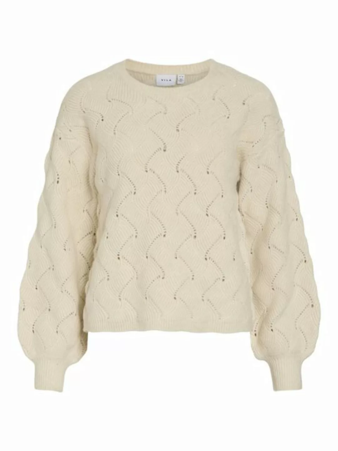 Vila Strickpullover VISULFINA NEW O-NECK L/S KNIT TOP/R günstig online kaufen