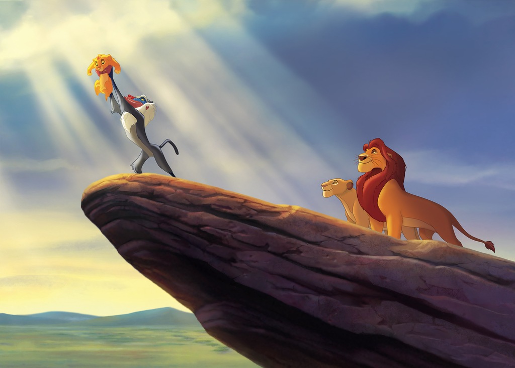 Komar Vlies Fototapete Disney The Lion King The New King Bunt günstig online kaufen
