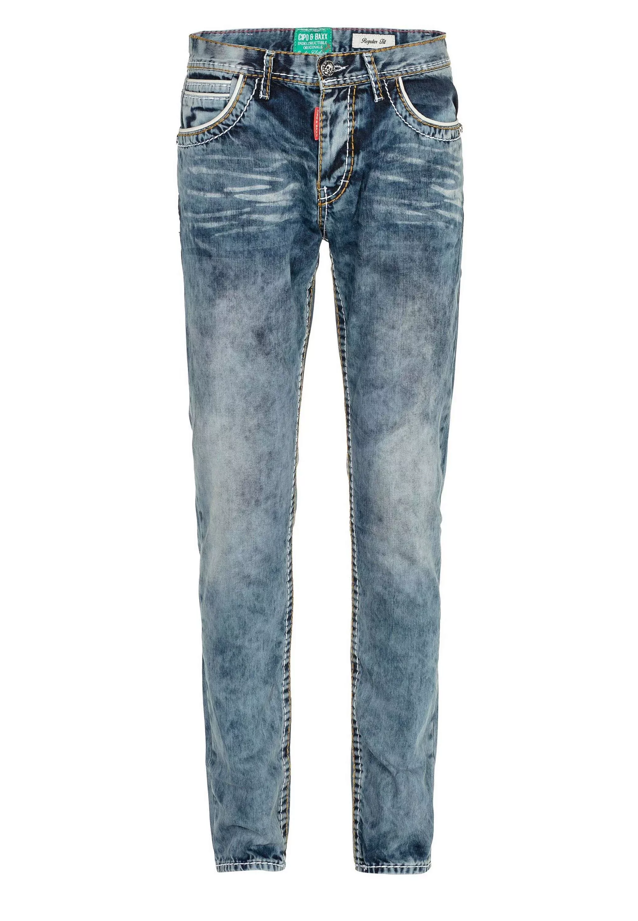 Cipo & Baxx Straight-Jeans "Jeans", In Straight Fit, CD-148 günstig online kaufen