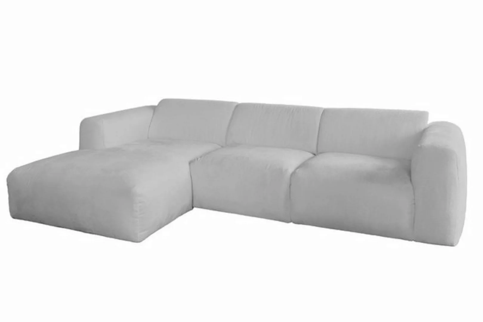 KAWOLA Ecksofa VALAR, Sofa Stoff Recamiere links od. rechts versch. Farben günstig online kaufen