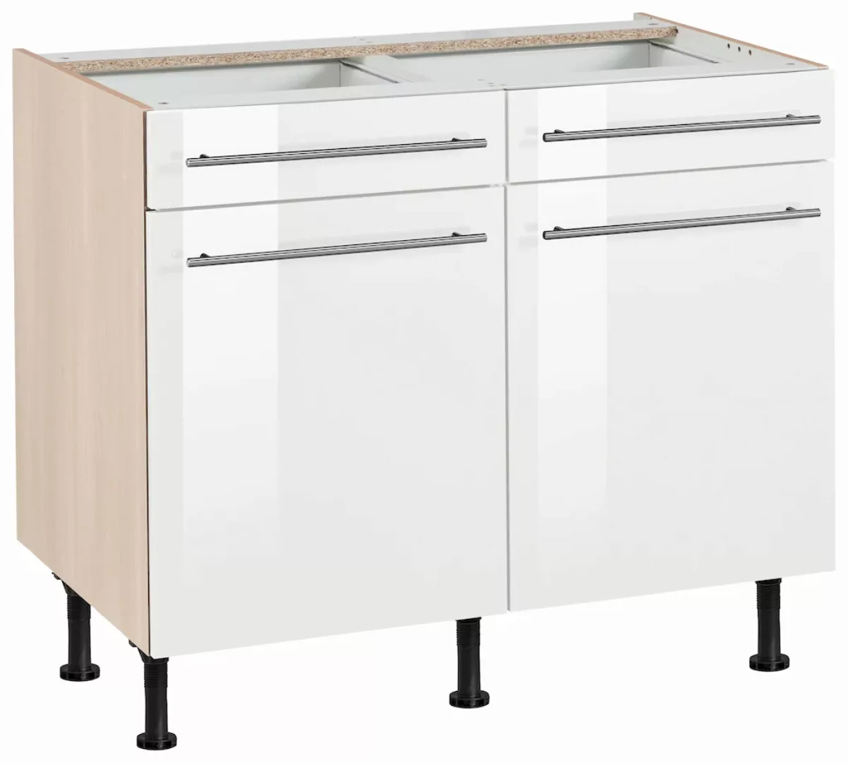 OPTIFIT Unterschrank "Bern", 100 cm breit, mit 2 Türen, 2 Schubkästen, höhe günstig online kaufen