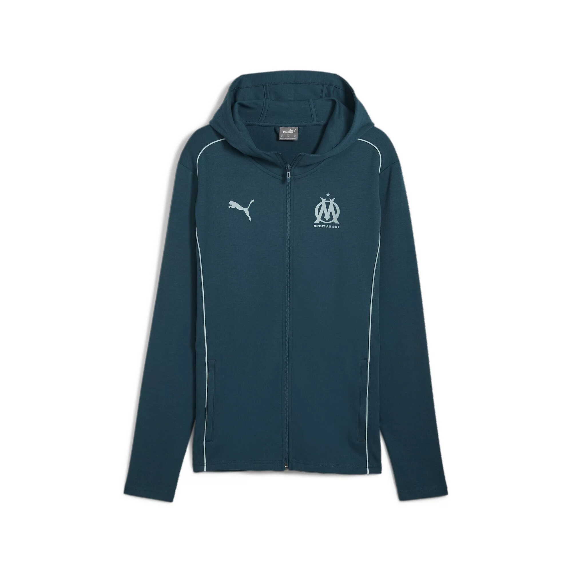 PUMA Sweatjacke "Olympique de Marseille Casuals Kapuzenjacke Herren" günstig online kaufen