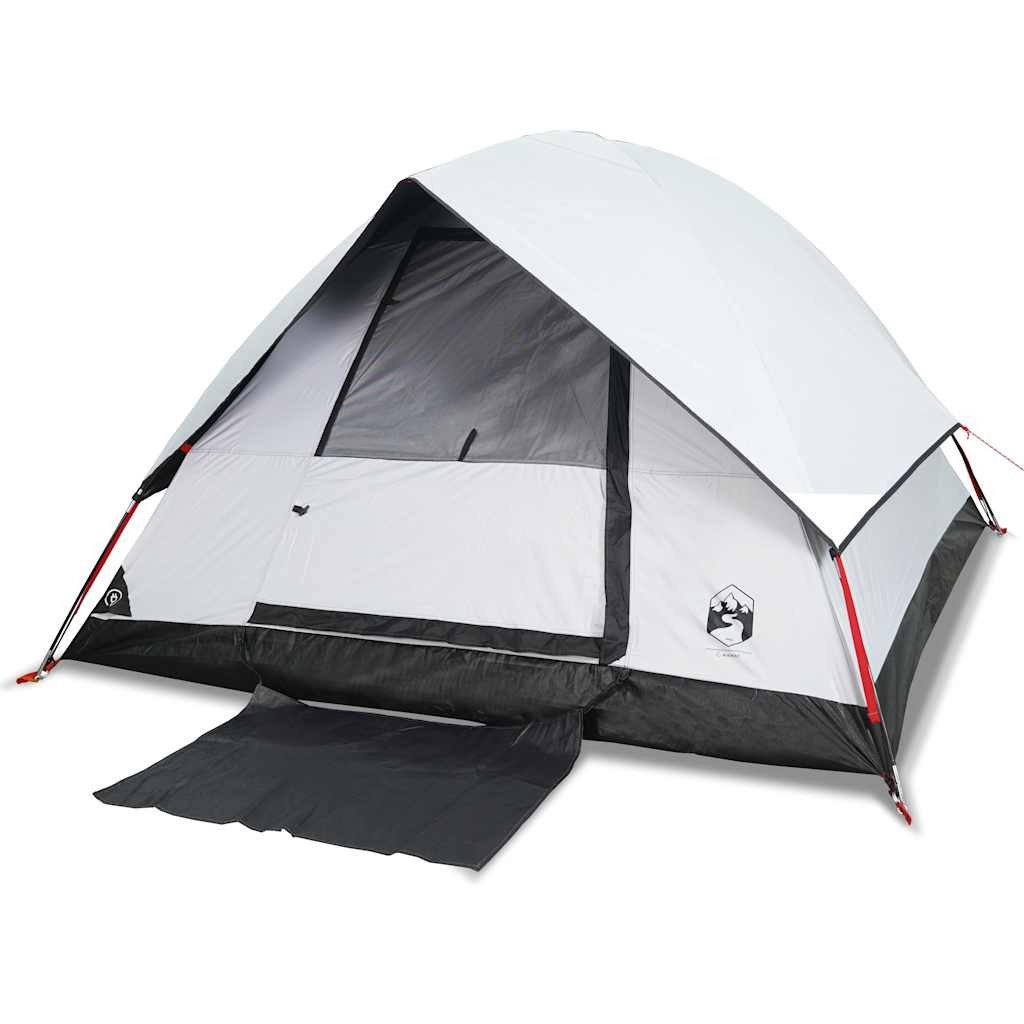 vidaXL Kuppelzelt Kuppel-Campingzelt 2 Personen Weiß günstig online kaufen