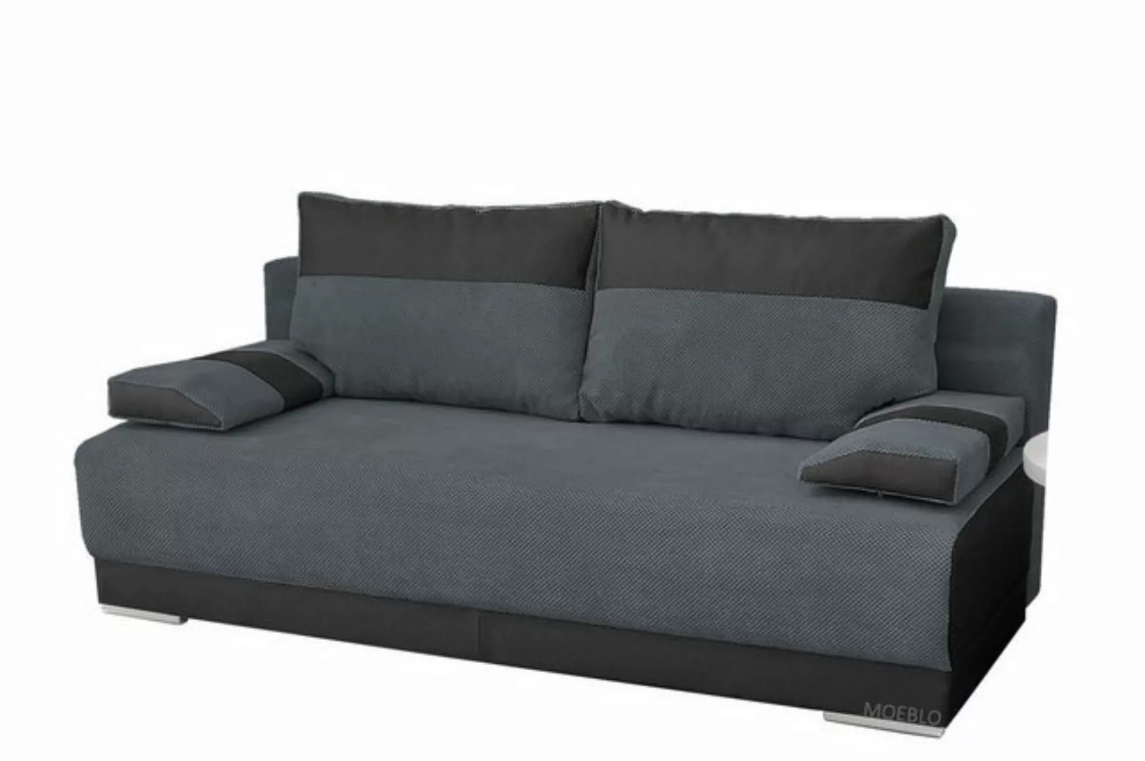 MOEBLO Schlafsofa NISA, Couch für Wohnzimmer, Sofagarnitur Polstersofa Wohn günstig online kaufen