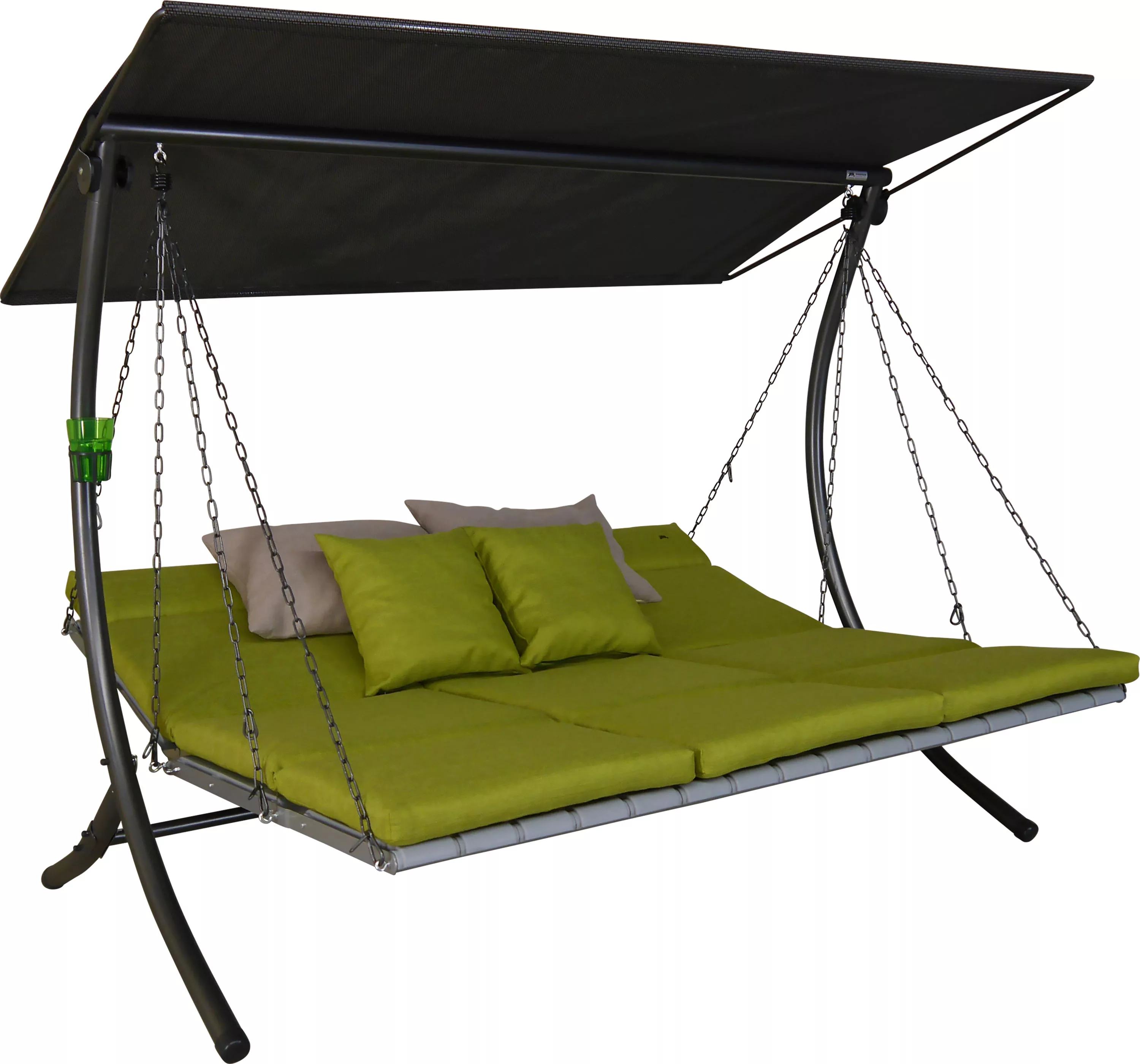 Angerer Freizeitmöbel Hollywoodschaukel "Luxus Smart lime", BxTxH: 210x145x günstig online kaufen