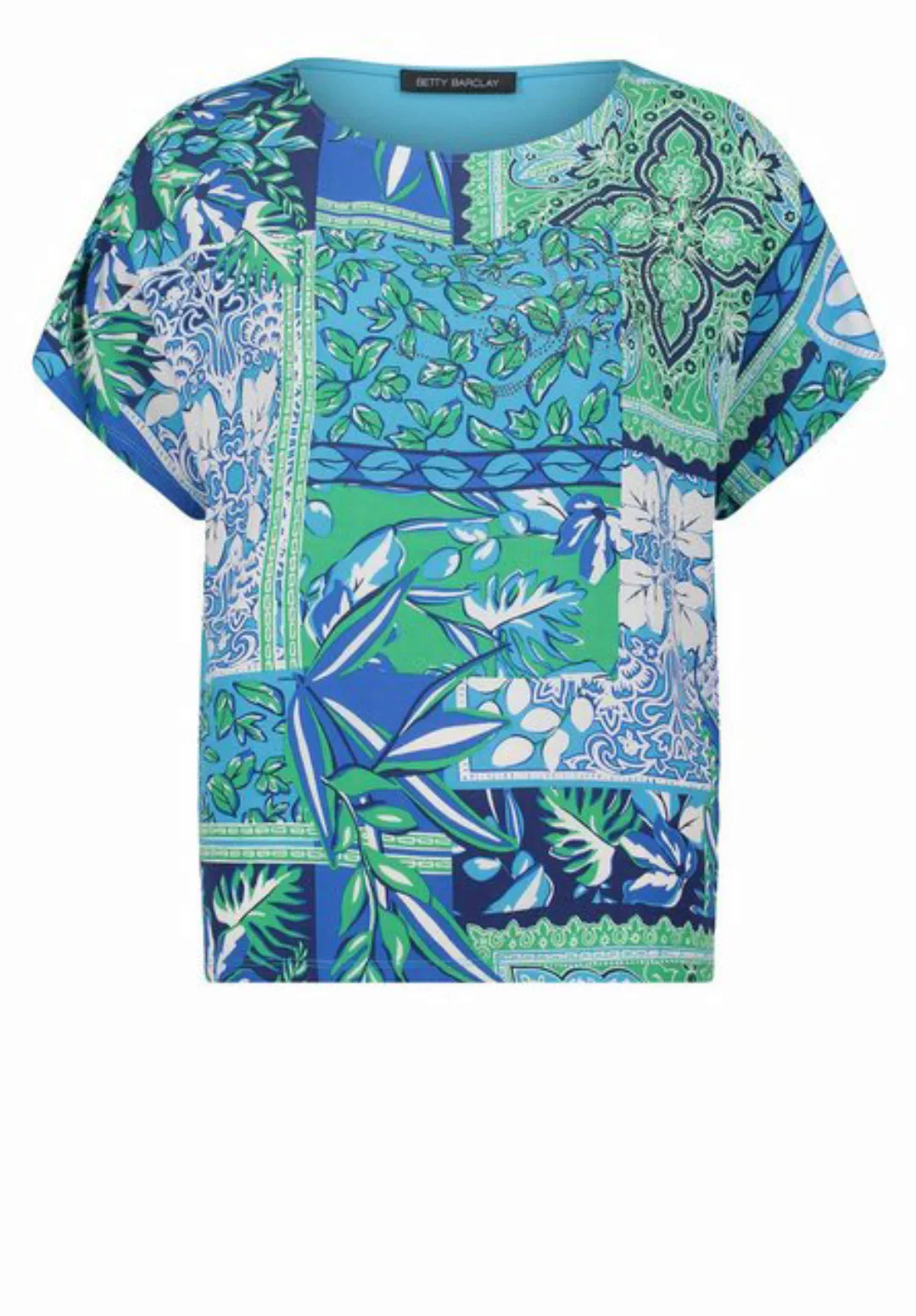 Betty Barclay T-Shirt Shirt Kurz 1/2 Arm, Blue/Green günstig online kaufen