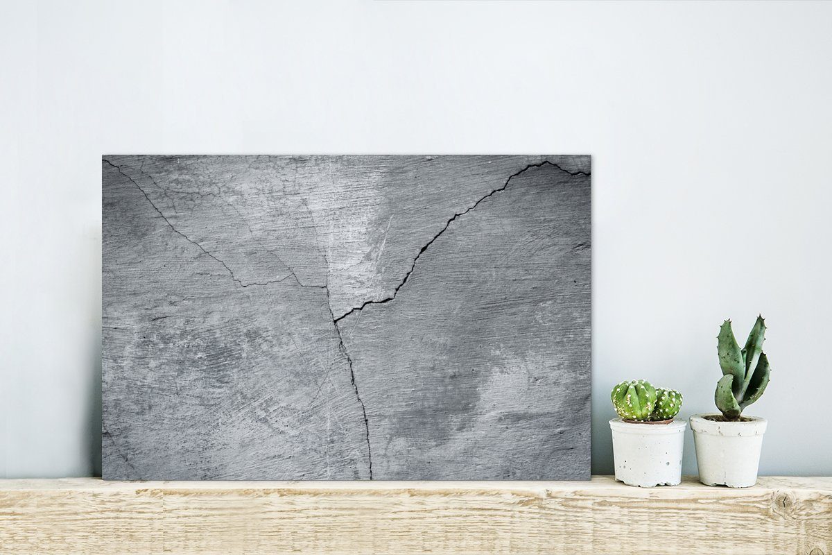 MuchoWow Metallbild Beton - Grau - günstig online kaufen