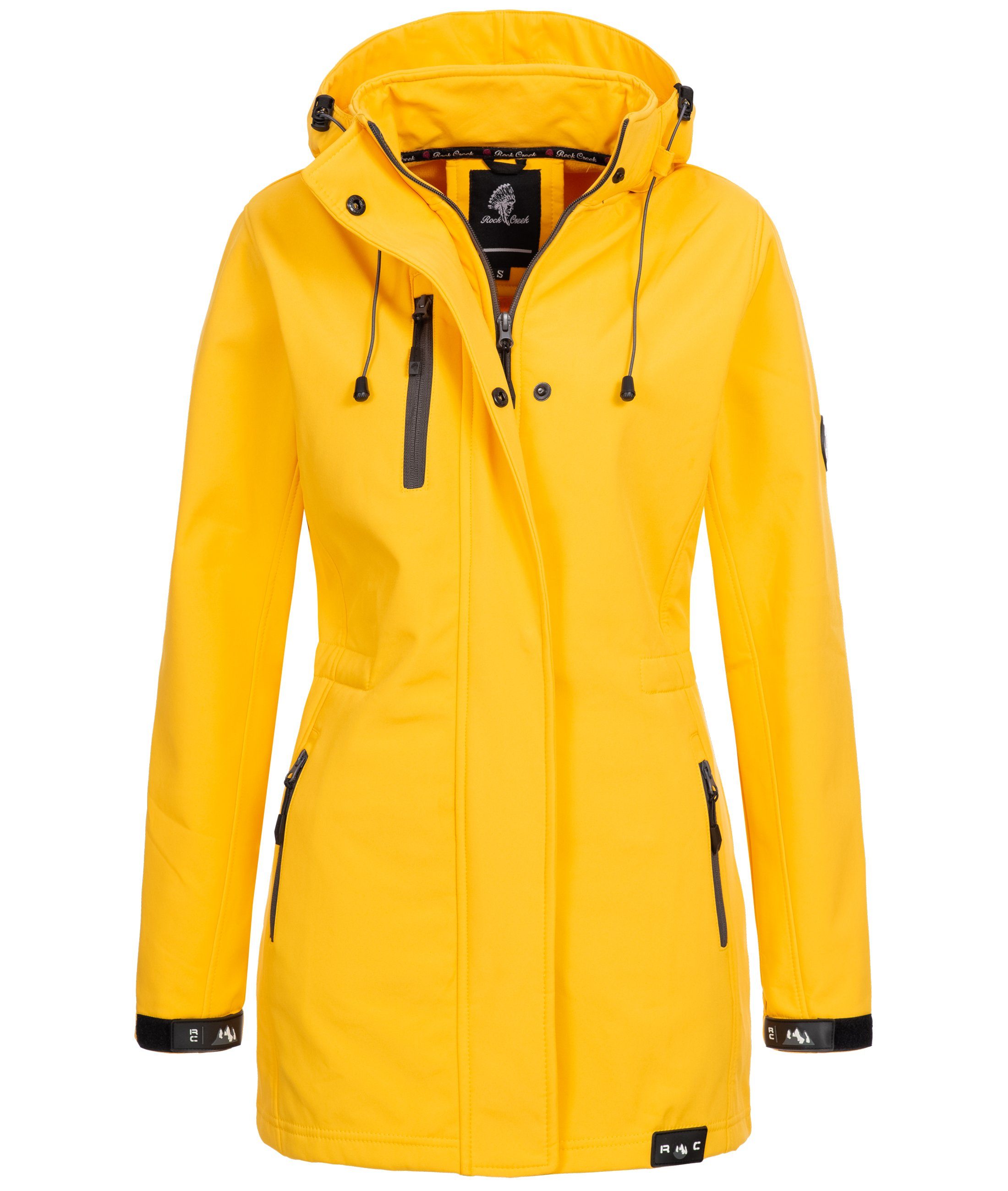 Rock Creek Softshelljacke Damen Softshellmantel Wanderjacke günstig online kaufen