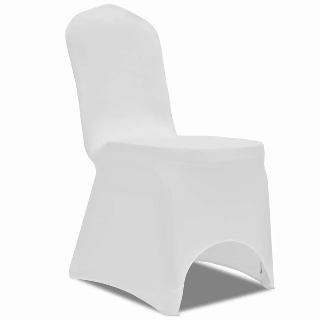 Stretch Stuhlbezug 4 Stück Weiß günstig online kaufen