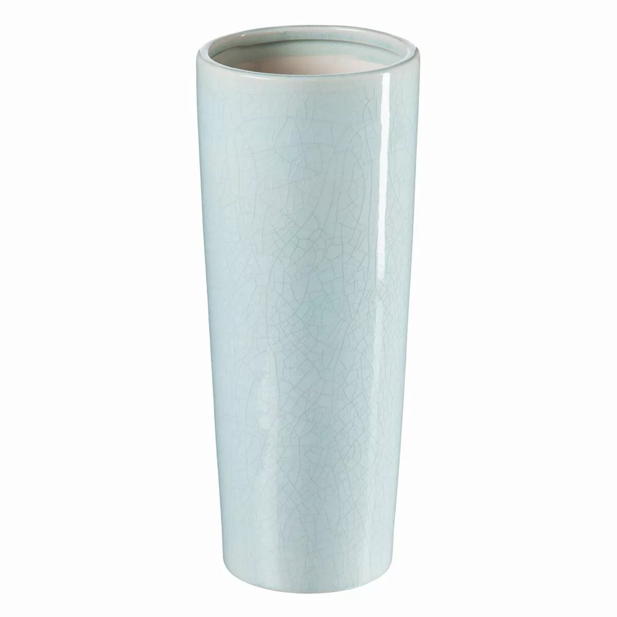 Vase 13 X 13 X 33 Cm Aus Keramik Türkis günstig online kaufen