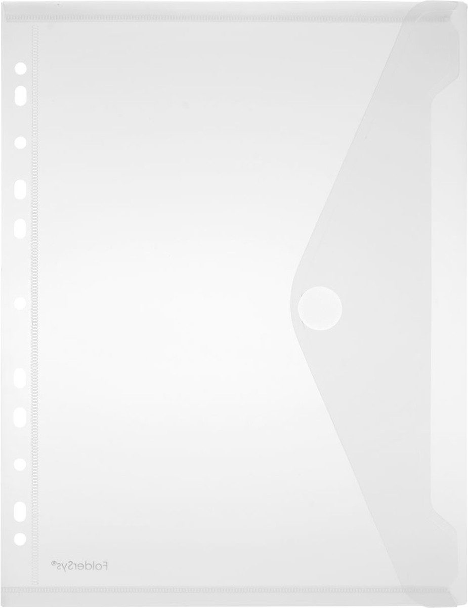FOLDERSYS Fächermappe Sammelhülle A4 Lochrand transparent günstig online kaufen