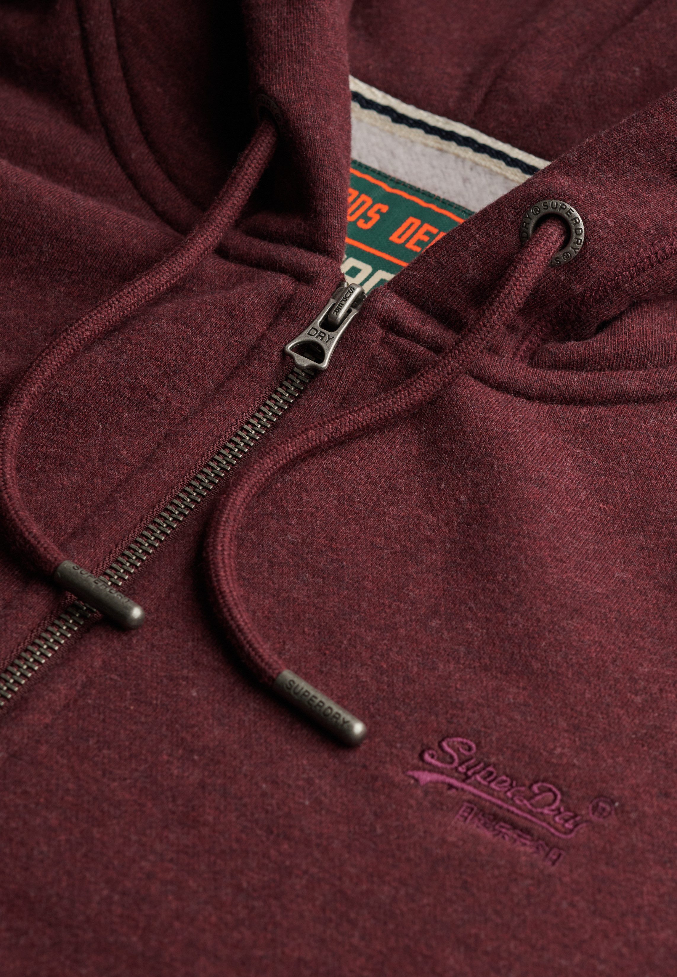 Superdry Kapuzensweatjacke "ESSENTIAL LOGO ZIP HOODIE HB" günstig online kaufen