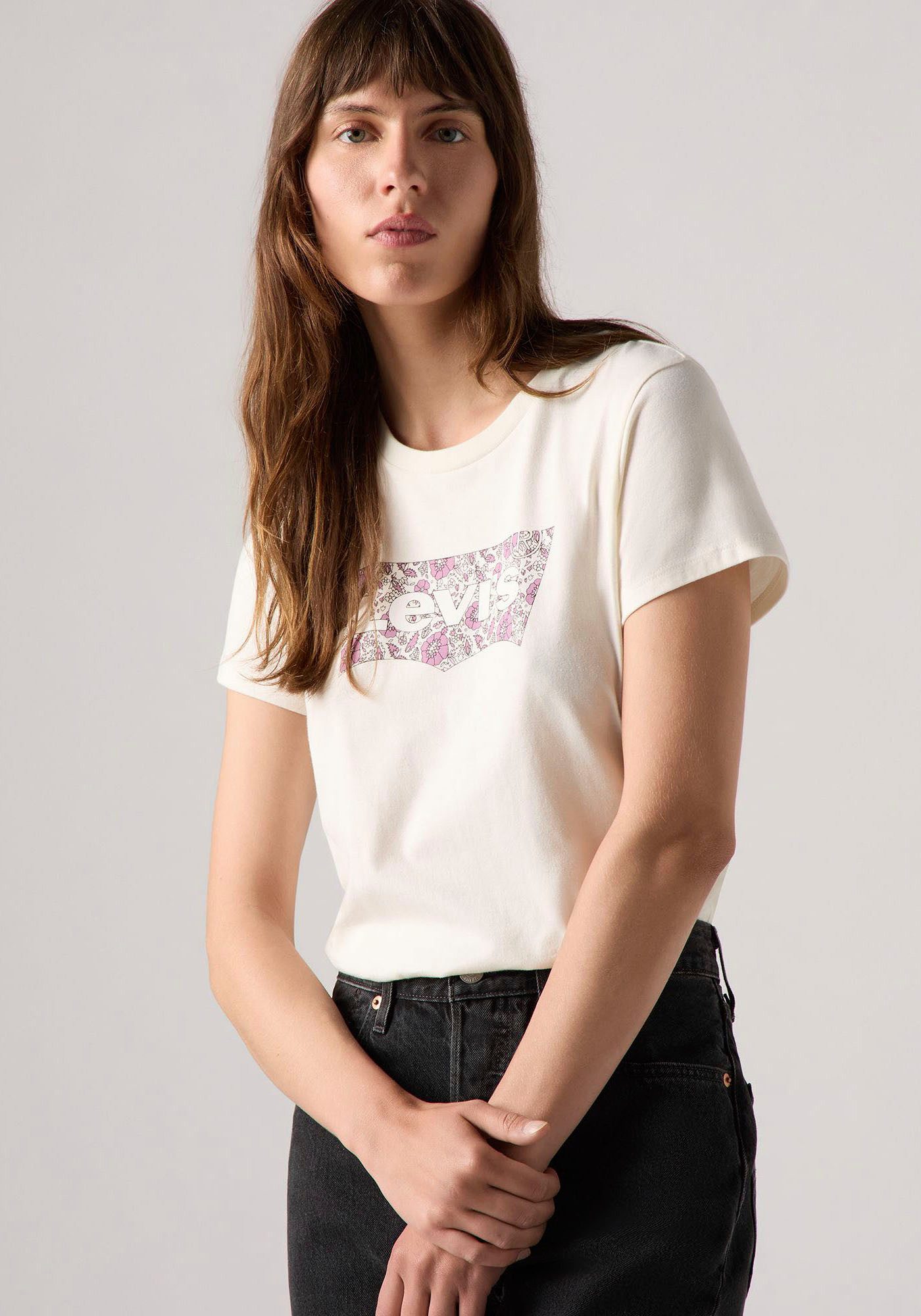 Levis  T-Shirts & Poloshirts 17369 2946 - PERFECT TEE-CARNATION BW FILL LC günstig online kaufen