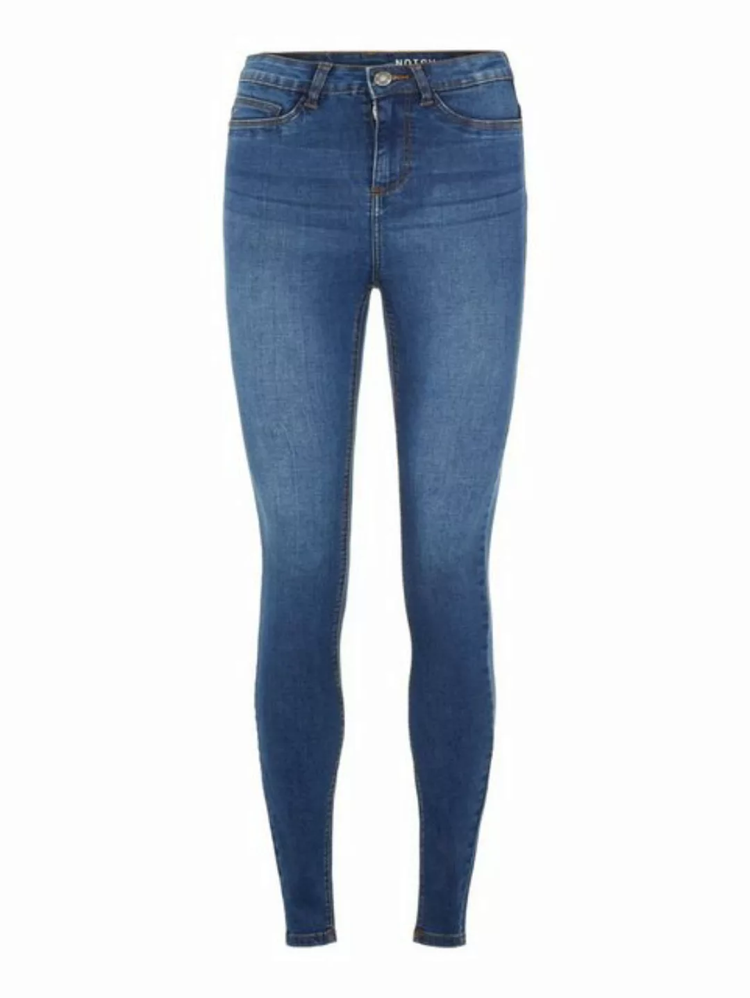 Noisy May Damen Jeans NMCALLIE HW SKINNY JEANS VI021MB - Skinny Fit - Blau günstig online kaufen