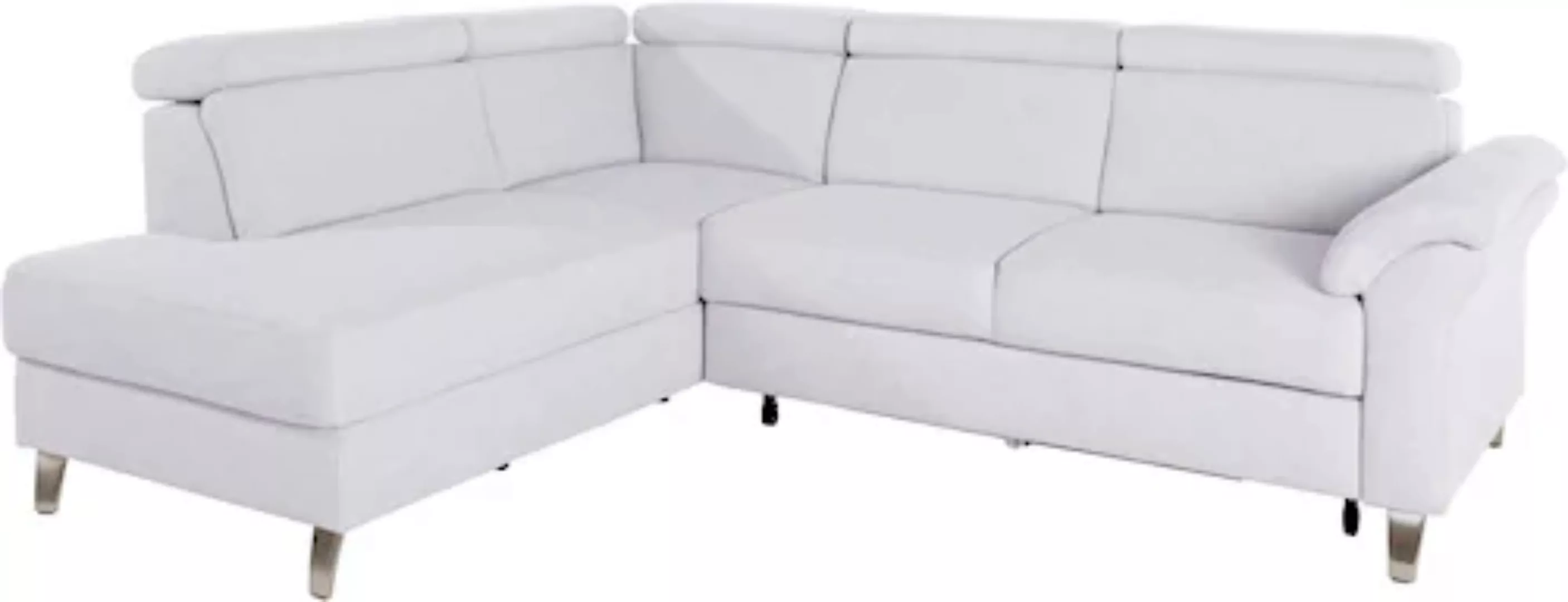 sit&more Ecksofa, inklusive Kopfteilverstellung, wahlweise mit Bettfunktion günstig online kaufen