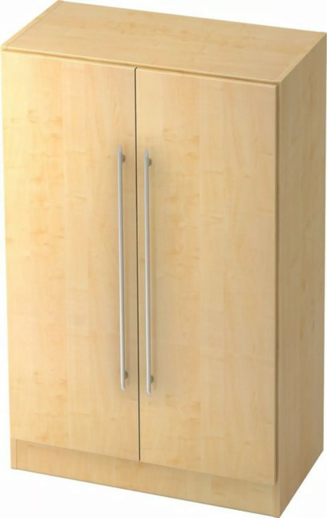 Aktenschrank Schrank Solid 3OH BxTxH 80x42x127cm Griff RE Ahorn/Ahorn günstig online kaufen