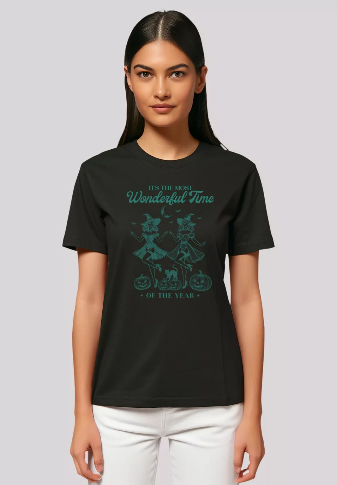 F4NT4STIC T-Shirt "Halloween Witch most wonderful time", Premium Qualität günstig online kaufen