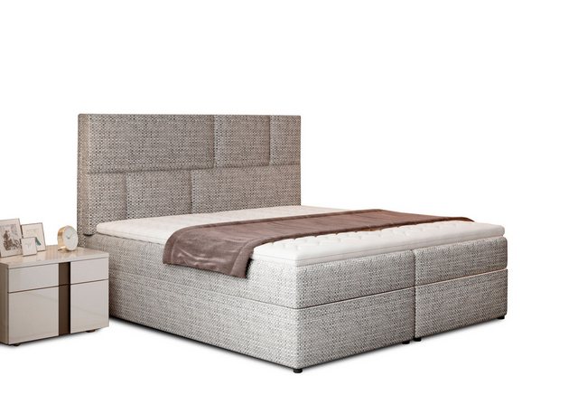 yourhouse24 Boxspringbett Florence mit 2 Bettkästen, Doppelbett mit Bonell- günstig online kaufen