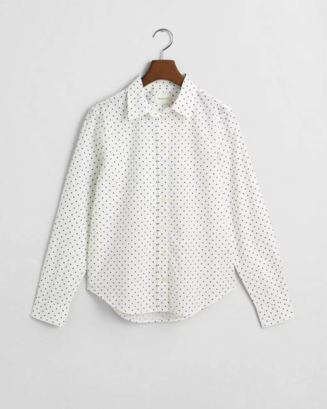 Gant Blusenshirt REG DOT PRINT CTN VOILE SHIRT, EGGSHELL günstig online kaufen