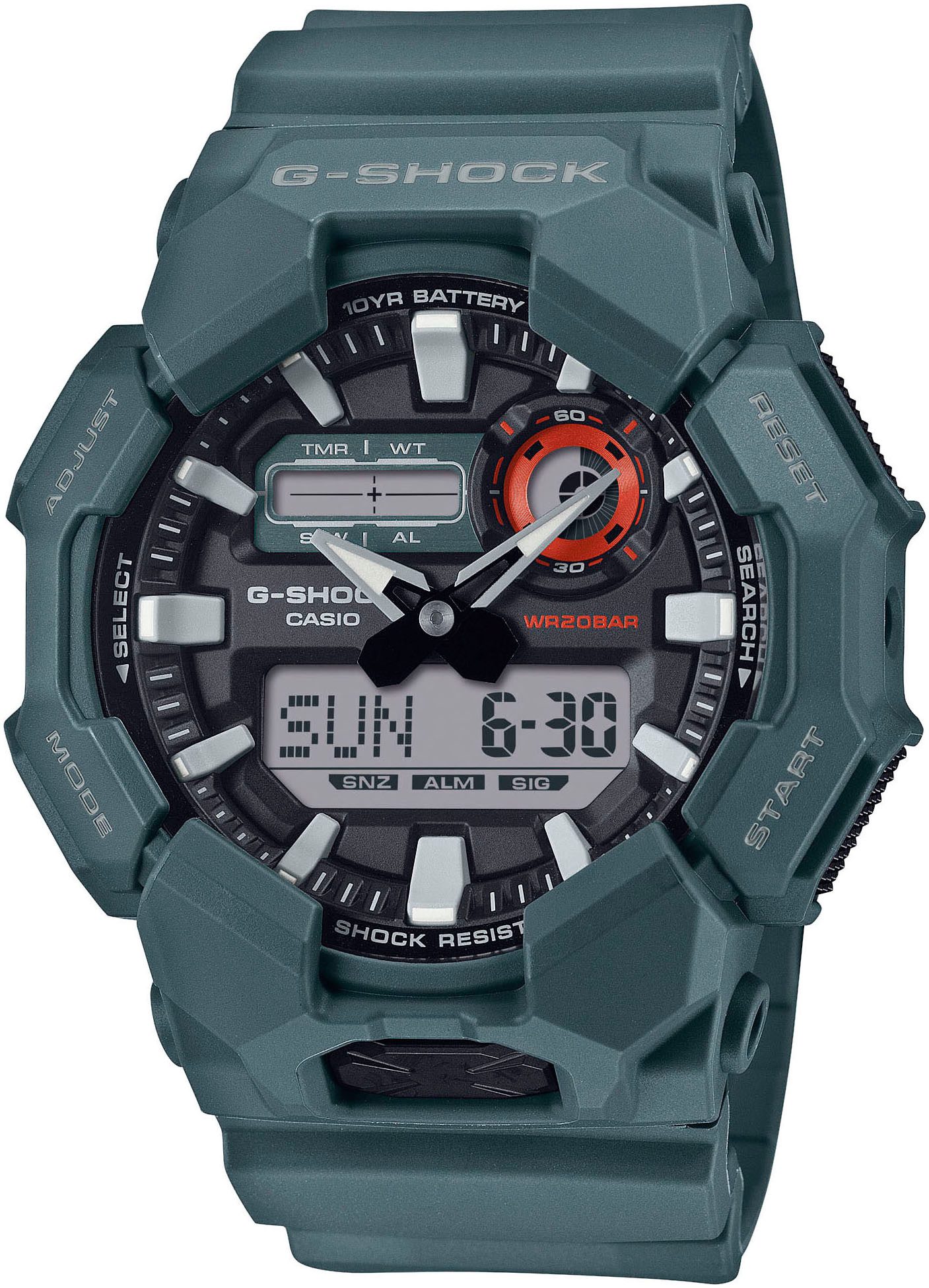 CASIO G-SHOCK Chronograph GA-010-2AER, Quarzuhr, Armbanduhr,Herrenuhr, günstig online kaufen