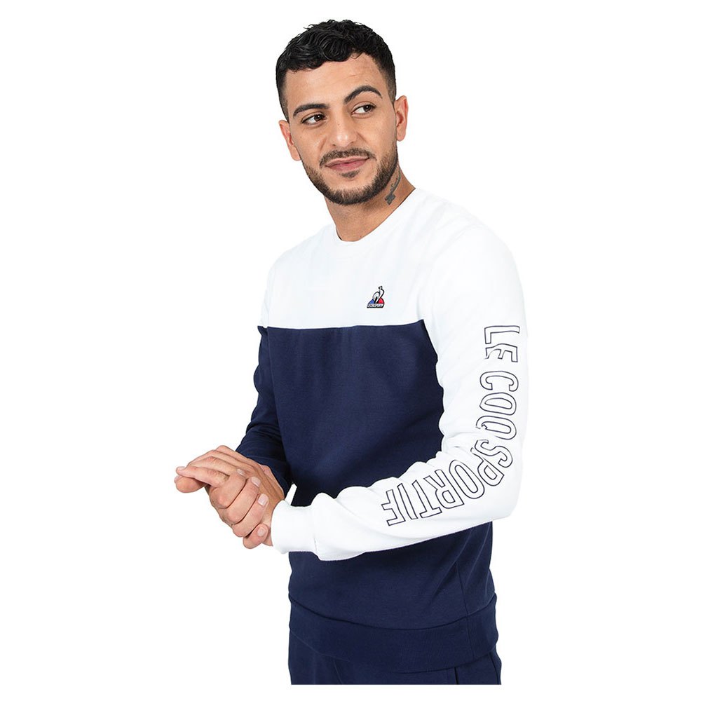 Le Coq Sportif Saison 2 N°1 Pullover XS Blue Nuit / New Optical White günstig online kaufen