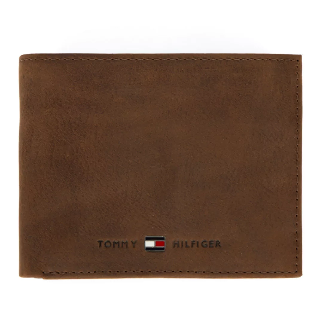 Tommy Hilfiger Geldbörse aus Leder, 12,5 cm x 10 cm günstig online kaufen