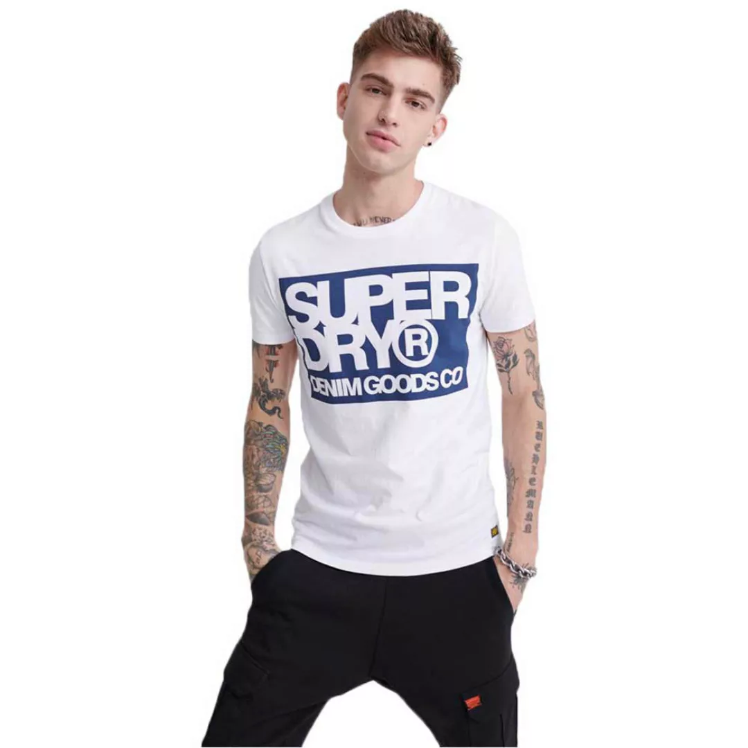 Superdry Denim Goods Co Print Langarm-t-shirt XL Optic günstig online kaufen
