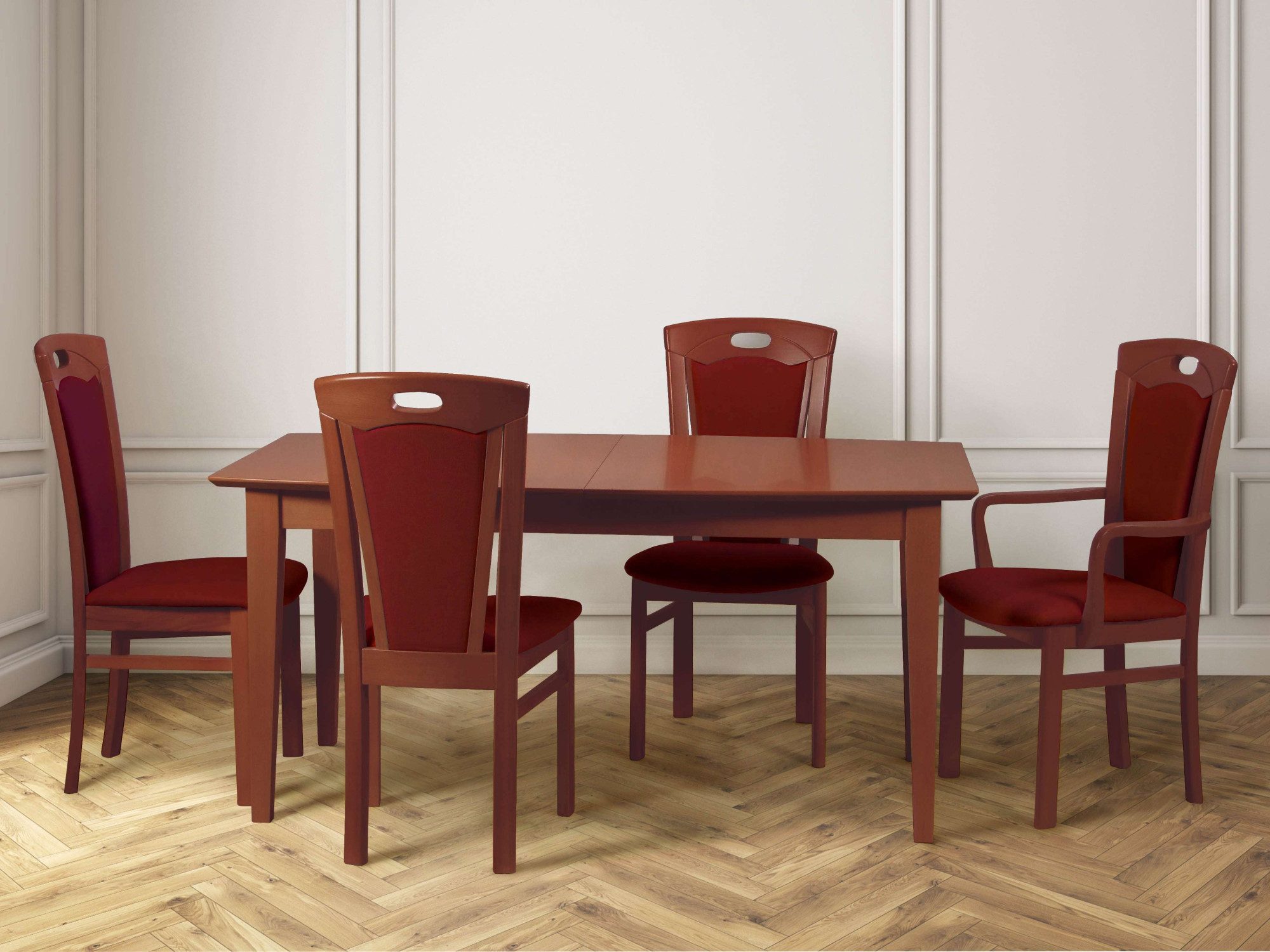 Home affaire Esszimmerstuhl "FERDI Made in Italy, Massivholz", (Set), 2 St. günstig online kaufen