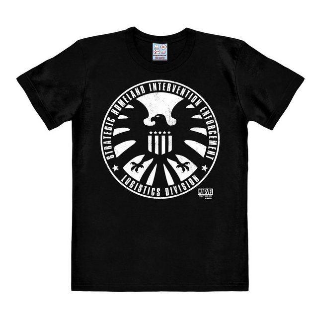 LOGOSHIRT T-Shirt "S.H.I.E.L.D. - Logo - Marvel Comics", mit Shield-Retro-P günstig online kaufen