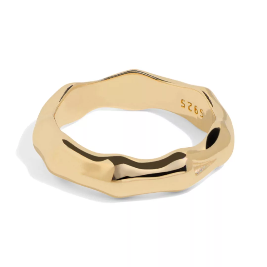 Der Bamboo Ring - 18 Karat Vergoldet günstig online kaufen