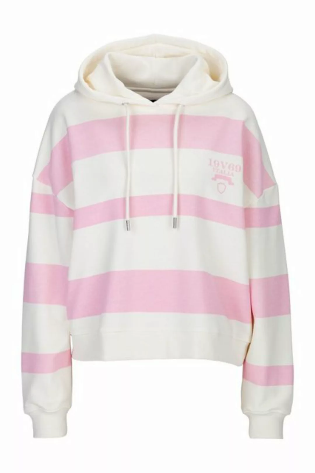 19V69 Italia by Versace Hoodie SAKURA gestreifter Damen Kapuzenpullover mit günstig online kaufen