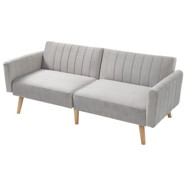 OKWISH Schlafsofa mit hochdichtem Schaumstoff, 2-in-1-Sofa 1 Teile, mit umw günstig online kaufen