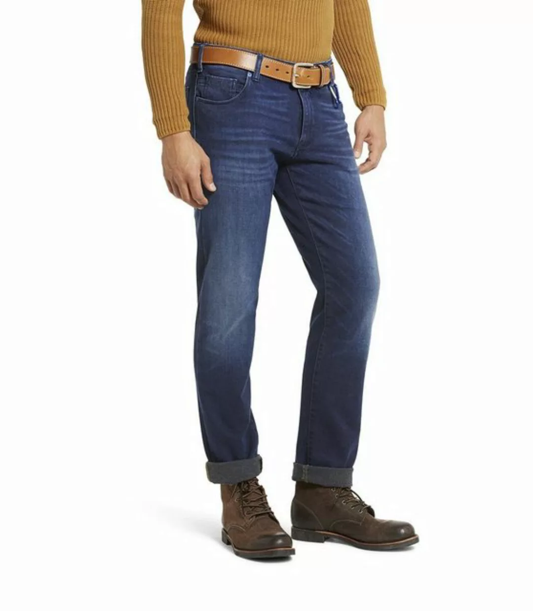 MEYER Slim-fit-Jeans M5 Slim mit Rundbundverarbeitung günstig online kaufen