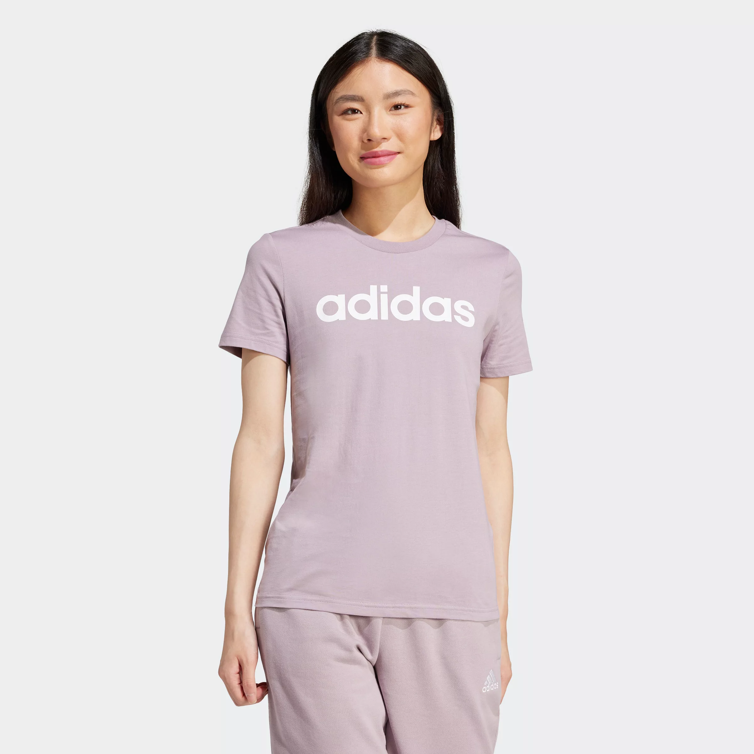 adidas Sportswear T-Shirt "LOUNGEWEAR ESSENTIALS SLIM LOGO" günstig online kaufen