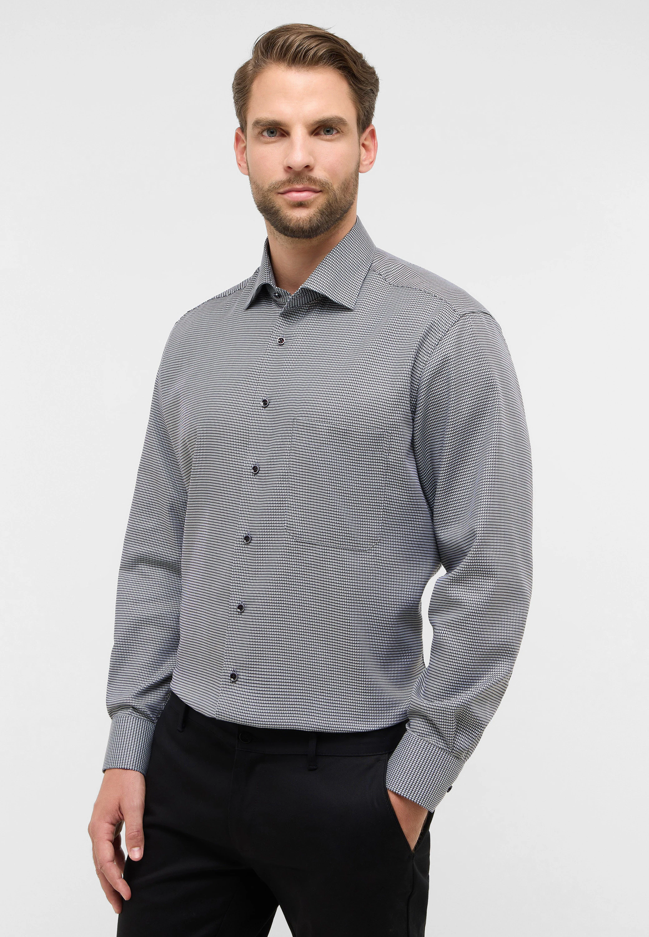 Eterna Langarmhemd "COMFORT FIT", NON IRON (bügelfrei) günstig online kaufen