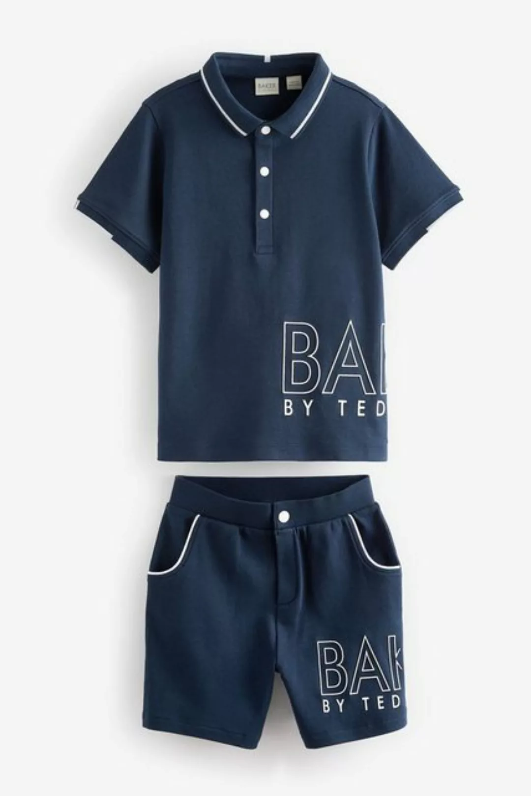 Baker by Ted Baker Shirt & Shorts Baker by Ted Baker Poloshirt und Shorts i günstig online kaufen