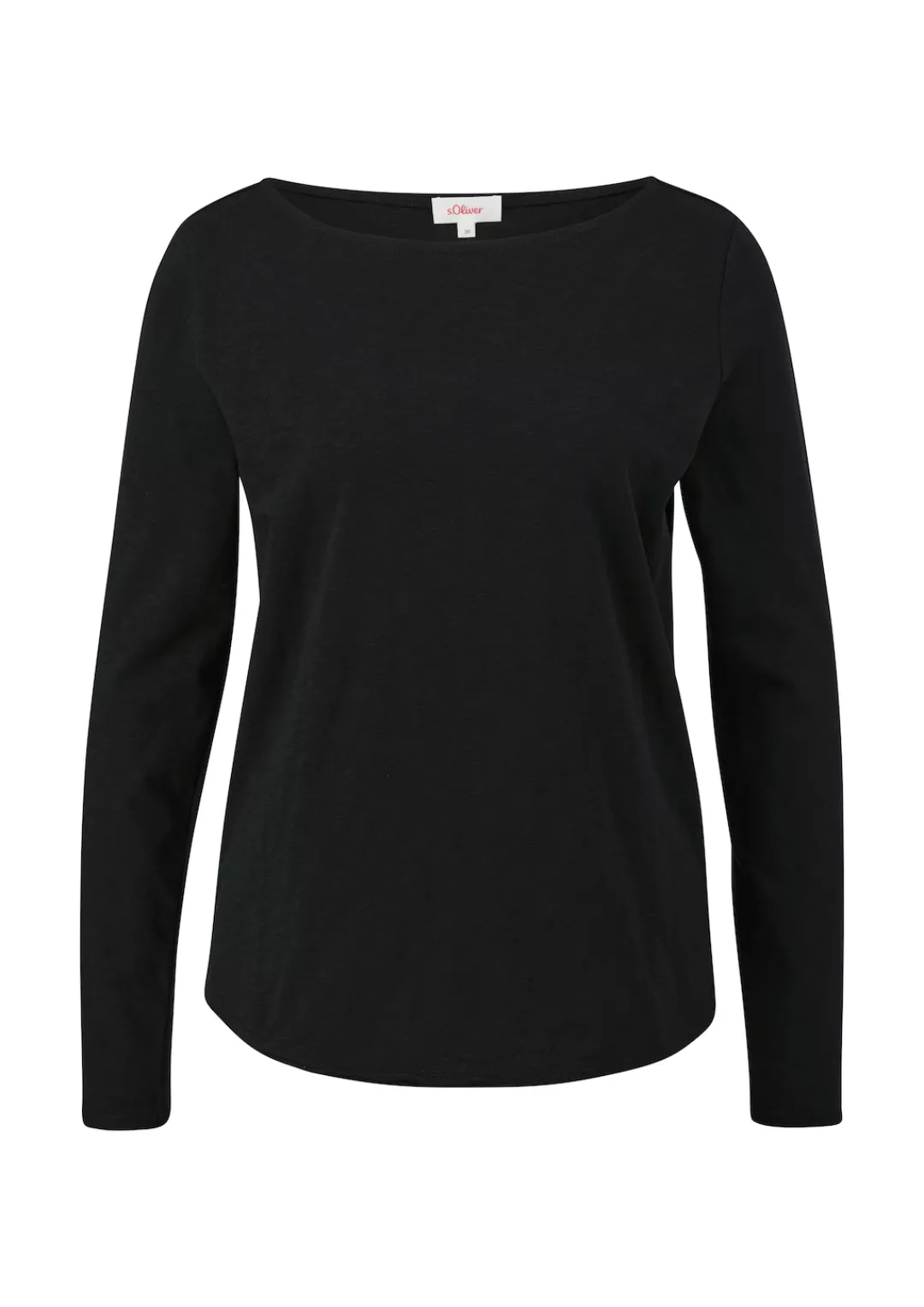 s.Oliver Longsleeve Longsleeve langarm, U-Boot-Ausschnitt, Streifen günstig online kaufen