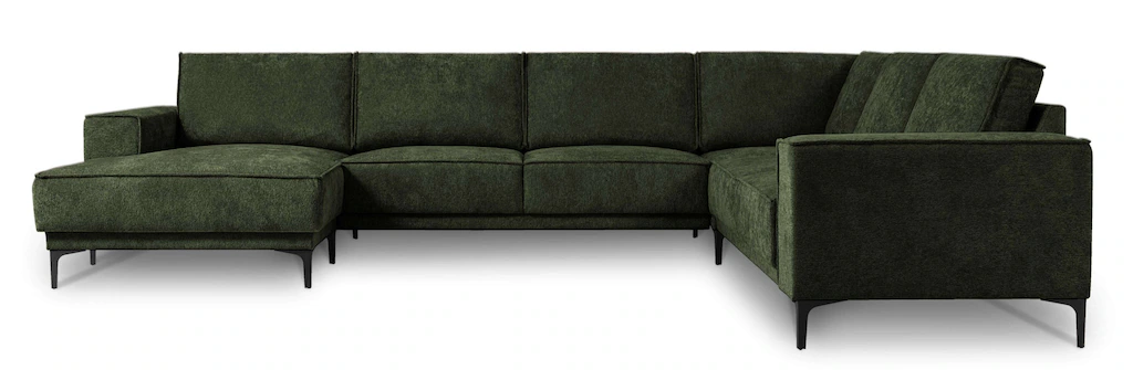 Places of Style Wohnlandschaft "XXL Sofa Oland, Struktur, Flachgewebe, Luxu günstig online kaufen