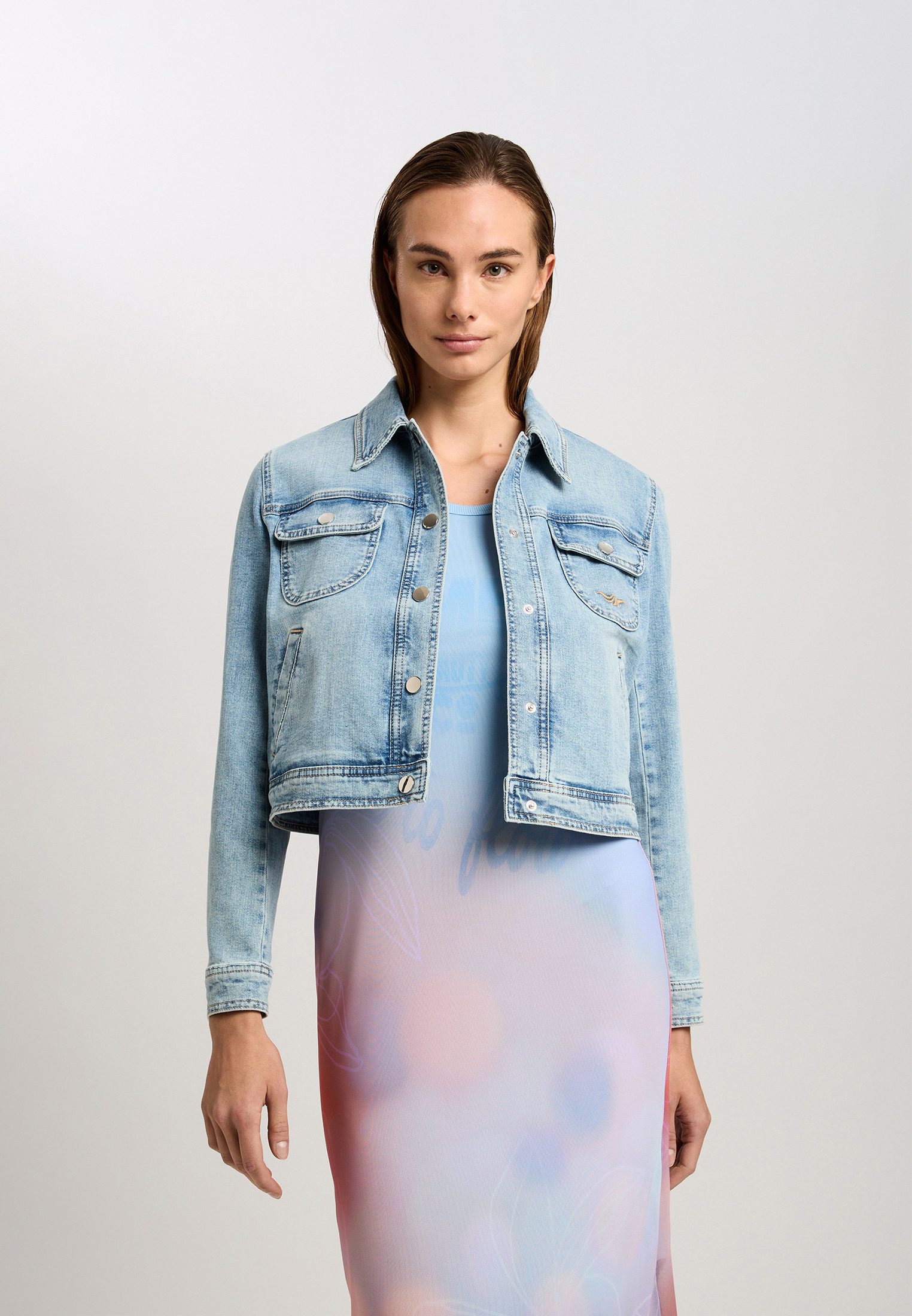 MARC AUREL Jeansjacke mit mittelblauer Waschung günstig online kaufen