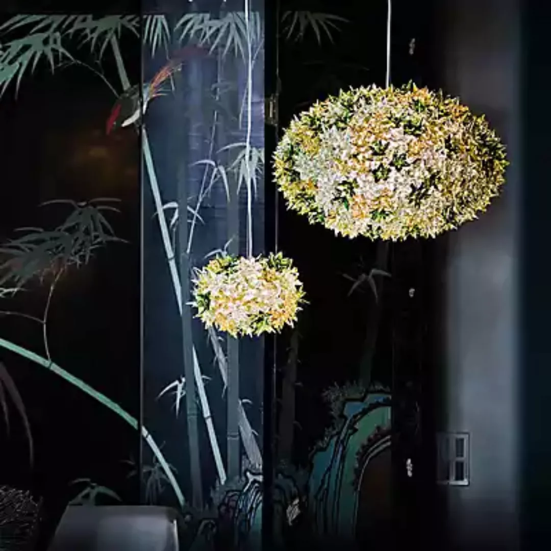 Kartell Bloom S2 LED-Hängelampe, transparent günstig online kaufen