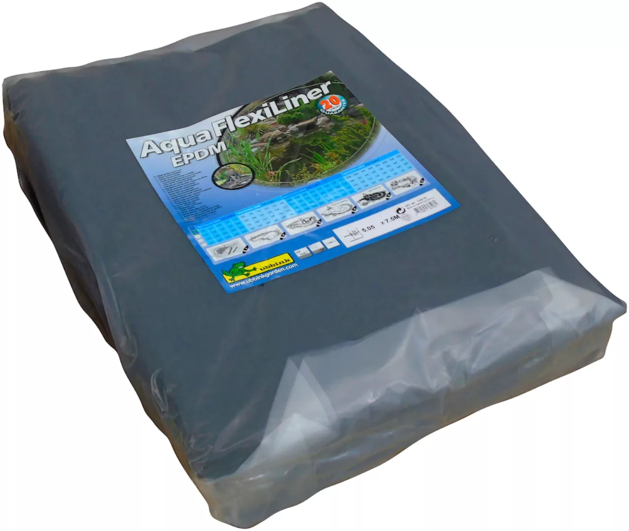 Ubbink Teichfolie Aquaflexiliner Epdm 5,05×7,5 M 1336126 günstig online kaufen