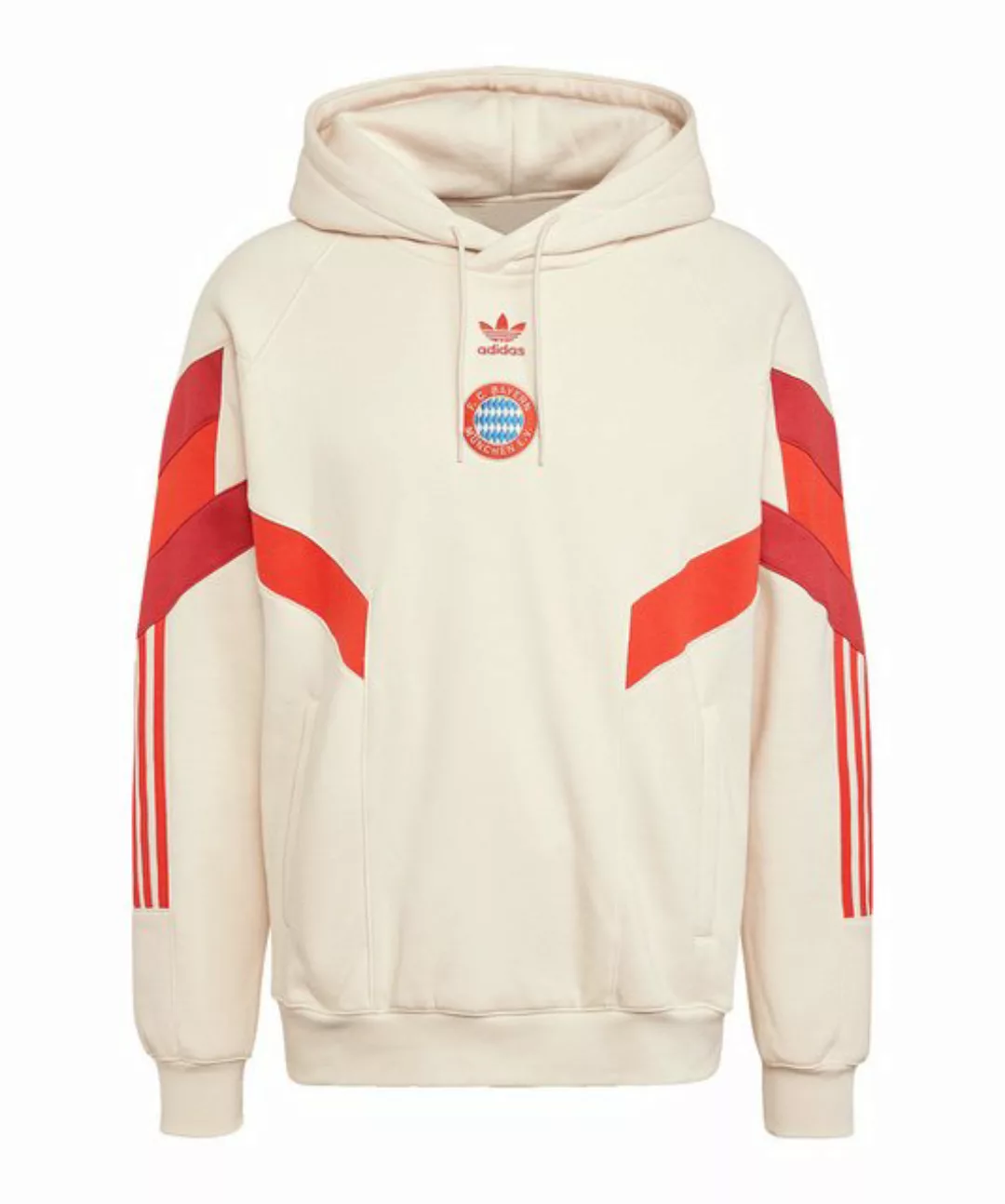 adidas Originals Sweatshirt FC Bayern München Hoody Beige günstig online kaufen