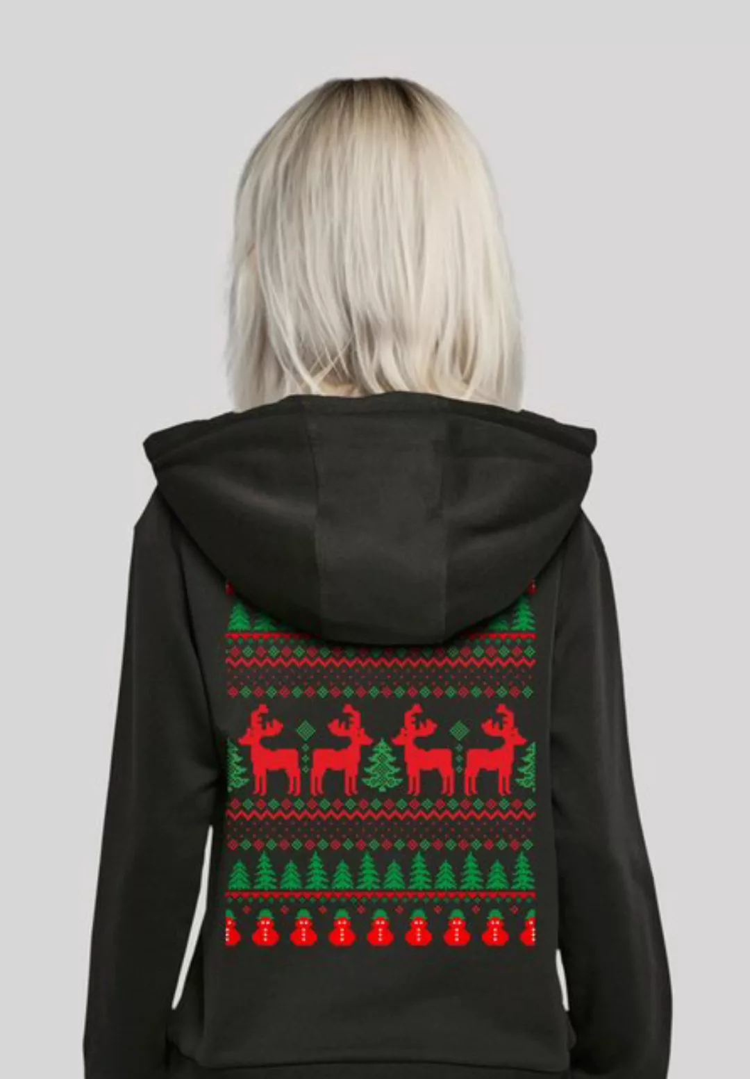 F4NT4STIC Kapuzenpullover Christmas Weihnachten Reindeers Premium Qualität, günstig online kaufen