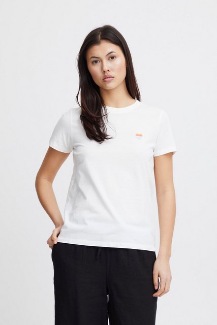 Ichi T-Shirt IHCAMINO SS21 sommerliches T-Shirt mit Brustprint günstig online kaufen