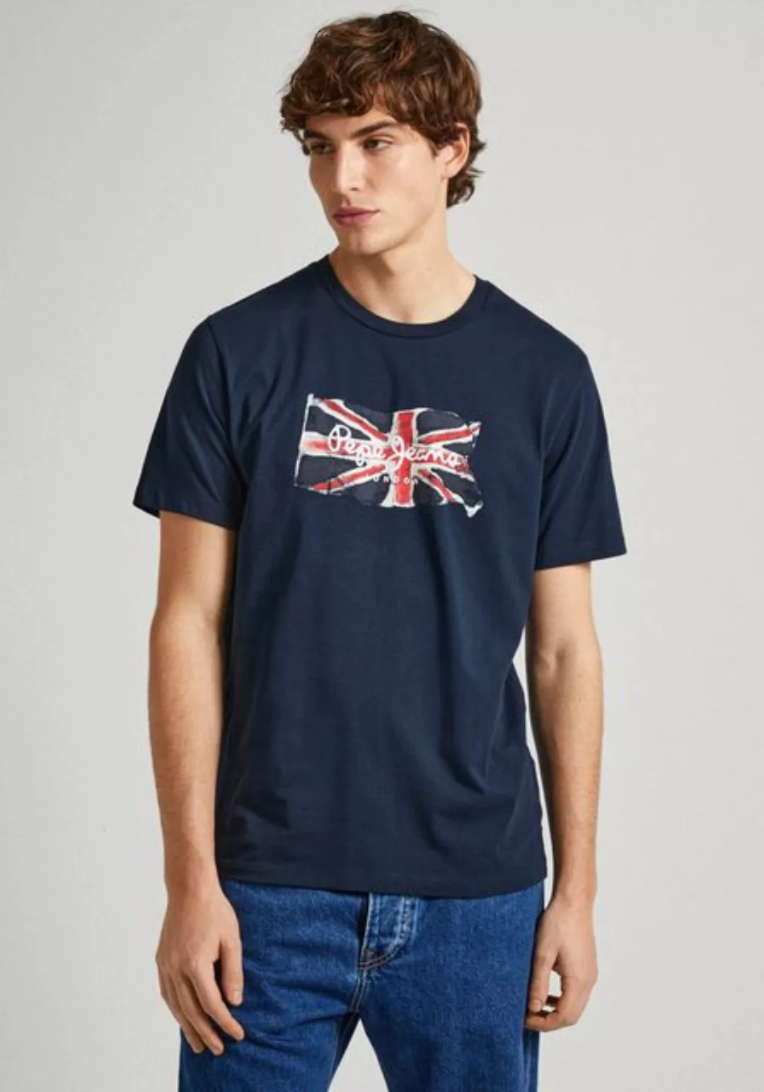 Pepe Jeans T-Shirt CLAG mit großem Logo-Print günstig online kaufen