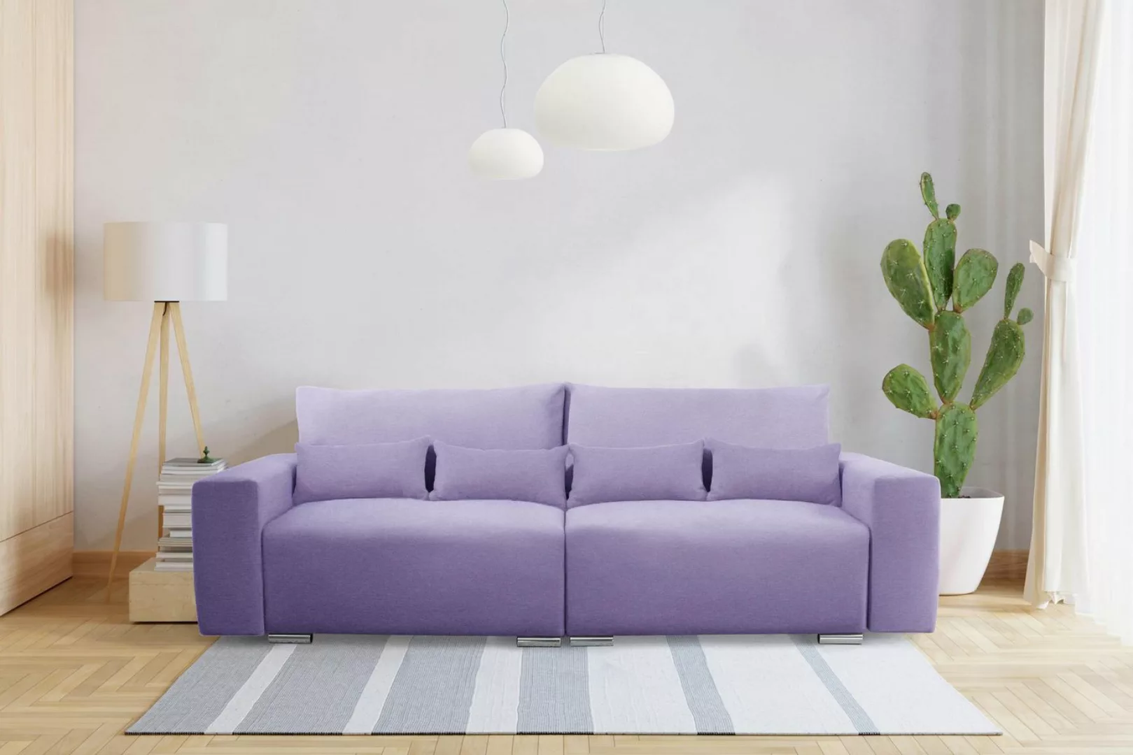 Stylefy 3-Sitzer Korfu, Sofa, 2-Sitzer, Bettfunktion günstig online kaufen