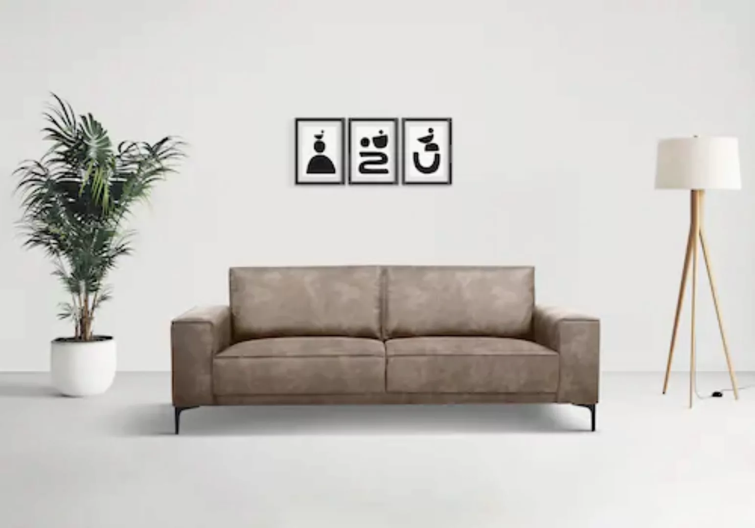 Places of Style 3-Sitzer "OLAND 224 cm" günstig online kaufen