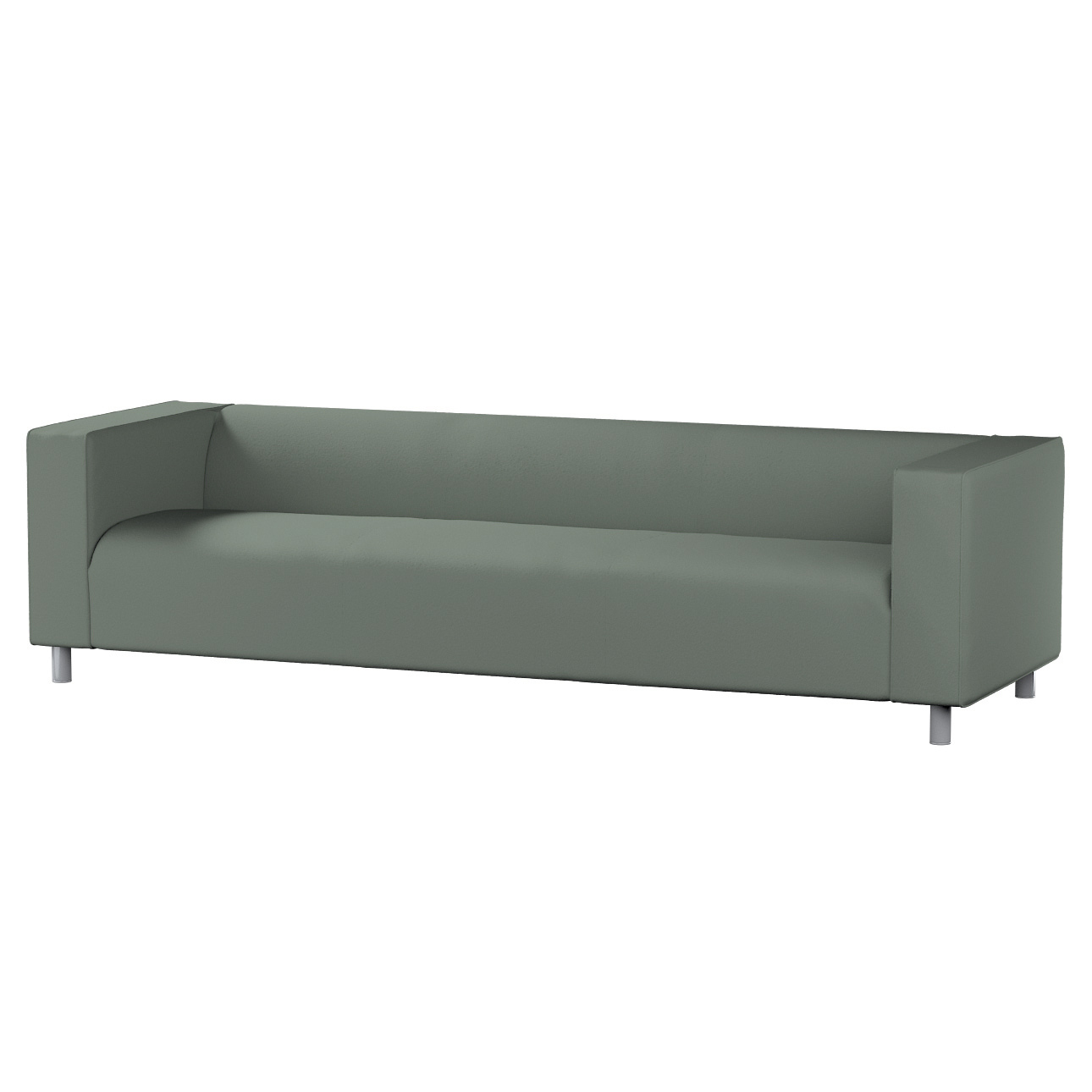 Bezug für Klippan 4-Sitzer Sofa, grün, Bezug für Klippan 4-Sitzer, Bouclé ( günstig online kaufen